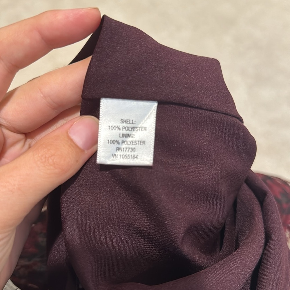 Converse One Star Burgundy Dress - Size Small - Picture 8 of 8